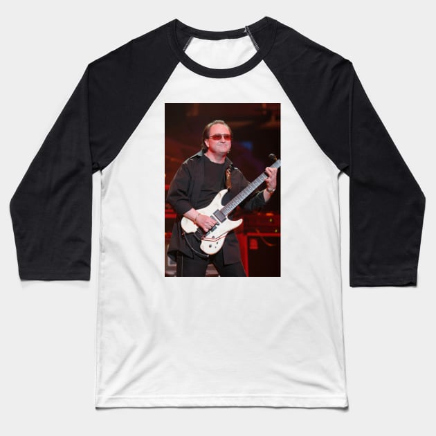 Buck Dharma Blue Oyster Cult Photograph Baseball T-Shirt by Concert Photos